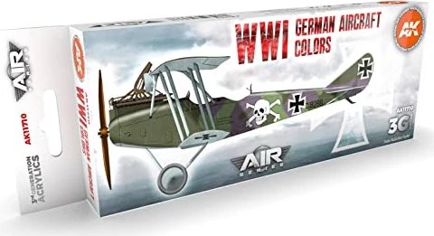 AK-Interactive 3rd Gen Acrylic Colors RAF Early Cold War Aircraft Colors Farbset, 8-tlg.