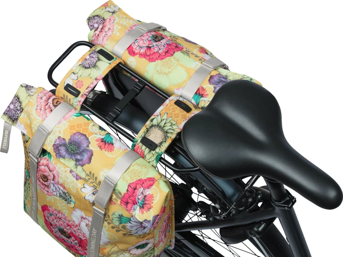 Basil Bloom Field Doppeltasche Gepäcktasche gelb
