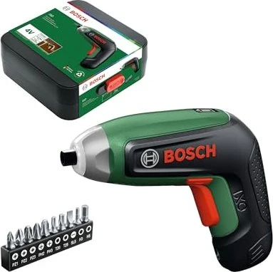 Bosch DIY Ixo VIII grün Akku-Schrauber inkl. Werkzeugbox + Akku 2.0Ah + Zubehör