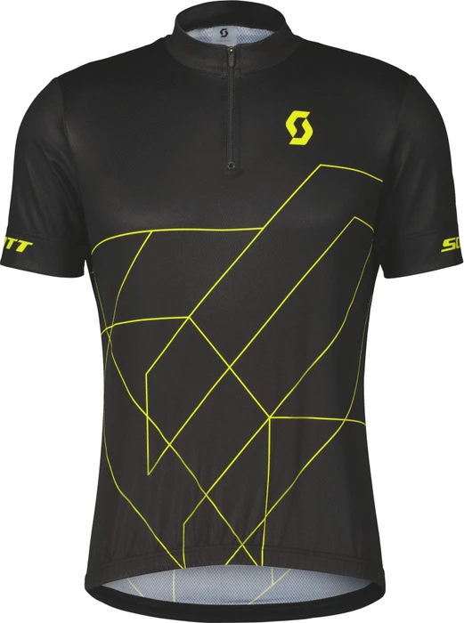 Scott RC Pro Team 20 Trikot kurzarm black/sulphur yellow (Herren)