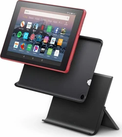 Amazon Fire HD 8 KFKAWI 2018, mit Werbung, rot, 16GB, inkl. Show-Modus-Dock