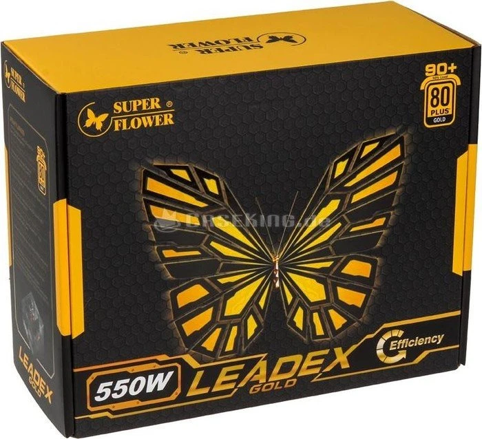 Super Flower Leadex Gold grau 550W, ATX 2.3
