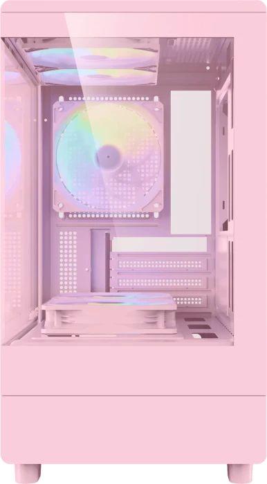 DarkFlash DB330M Pink, Glasfenster