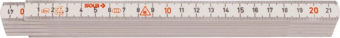 Sola HKM 1/10 W Kunststoff-Gliedermaßstab 2m