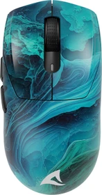 Sharkoon Skiller SGM25W Ocean türkis/blau, USB
