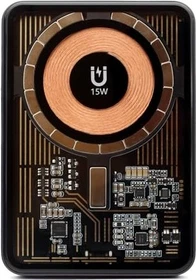 Ultron Powerbank RealPower PB-5000 MAG Watch schwarz/transparent