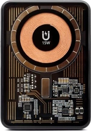 Ultron Powerbank RealPower PB-5000 MAG Watch schwarz/transparent