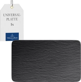 Villeroy & Boch Manufacture Rock Servierplatte rechteckig 28x17cm