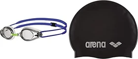 Arena Tracks Schwimmbrille weiß/klar/blau