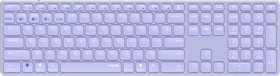 Rapoo E9800M Multi-mode Wireless Ultra-slim Keyboard violett, USB/Bluetooth, DE