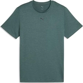 Puma TAD Essentials Funktionsshirt kurzarm red fire heather (Herren)
