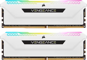 Corsair Vengeance RGB PRO SL weiß UDIMM     32GB Kit, DDR4-3200, CL16-20-20-38