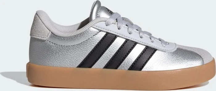 adidas VL Court 3.0 silver metallic/core black/light solid grey (Junior)