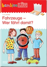 bambino LÜK Wahrnehmung und Konzentration Fahrzeuge - Wer fährt damit?