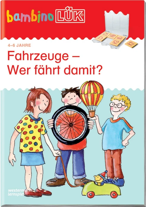 bambino LÜK Wahrnehmung und Konzentration Fahrzeuge - Wer fährt damit?