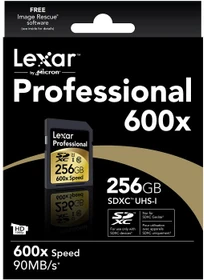 Lexar Professional 600x R90 256GB, UHS-I, Class 10