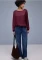 Street One Bluse mit Elastiksaum Shirt langarm truffle red (Damen) Vorschaubild