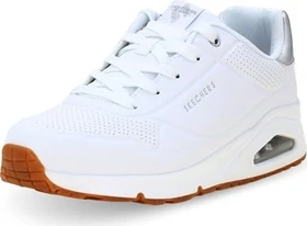 Skechers Uno Gen1 - Shimmer Away weiß/silber (Junior)