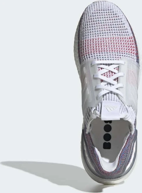 adidas Ultraboost 19 ftwr white/crystal white/blue (Herren)