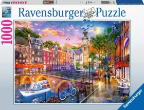 Ravensburger Puzzle Sonnenuntergang über Amsterdam
