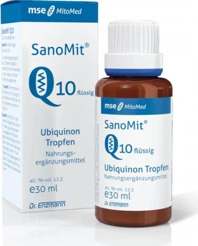 Dr. Enzmann SanoMit Q10 Ubiquinon flüssig Tropfen, 30ml