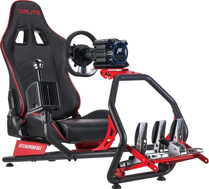 Oplite Cockpit GT3 Superfast V2, schwarz/rot