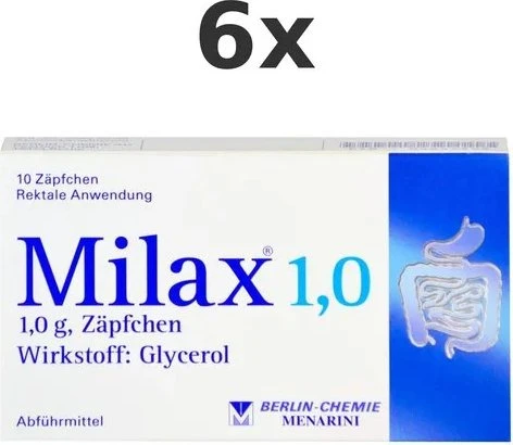Milax 1.0 Zäpfchen, 10 Stück
