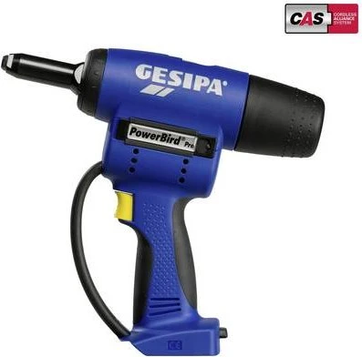 Gesipa PowerBird Pro Gold Edition CAS Akku-Blindniet-Setzgerät solo inkl. L-Boxx