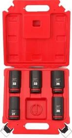 Milwaukee Shockwave 3/4" Socket Set Deep Steckschlüsselsatz inkl. Koffer, 5-tlg.