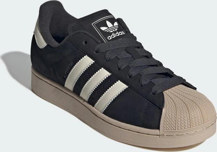 adidas Superstar II core black/off white/stone khaki