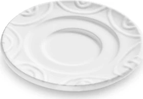 Gmundner Keramik Weißgeflammt Unterteller Espresso 11cm