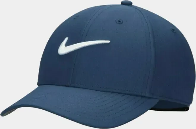 Nike Dri-FIT Club strukturierte Swoosh Kappe midnight navy/white