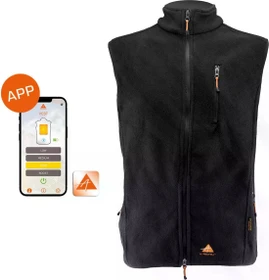 Alpenheat Fire-Fleece beheizte Weste schwarz