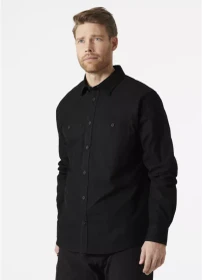 Helly Hansen Organic Cotton Flannel Hemd langarm ebony (Herren)