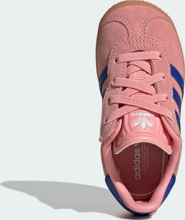 adidas Gazelle Comfort Closure Elastic Laces semi pink spark/lucid blue (Junior)