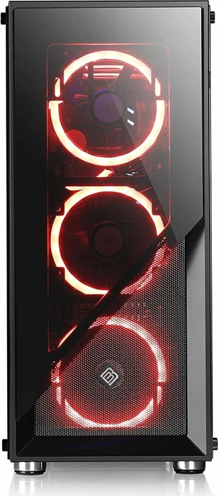 CSL-Computer BoostBoxx Argo, schwarz, Glasfenster