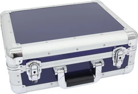 Roadinger CD-Case ALU Digital-Booking abgerundet blau