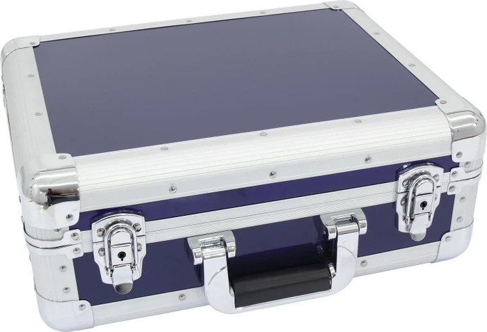 Roadinger CD-Case ALU Digital-Booking abgerundet blau