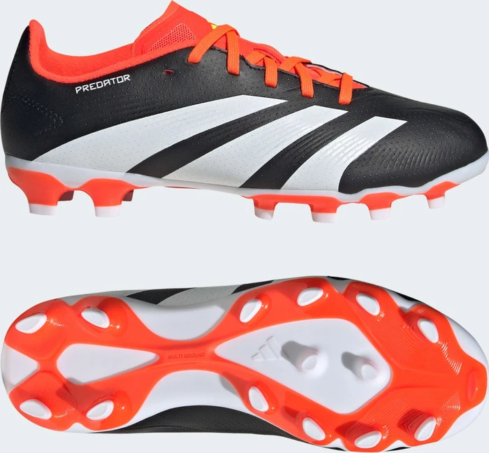adidas Predator 24 League Low MG core black/cloud white/solar red (Junior)