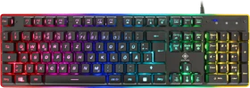 Deltaco Gaming Running RGB Gaming Keyboard, USB, DE (GAM-021-RGB-DE)