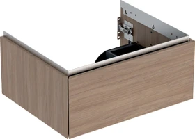 Geberit ONE Unterschrank für Waschtisch, mit einer Schublade, 60cm, Eiche/Melamin Holzstruktur