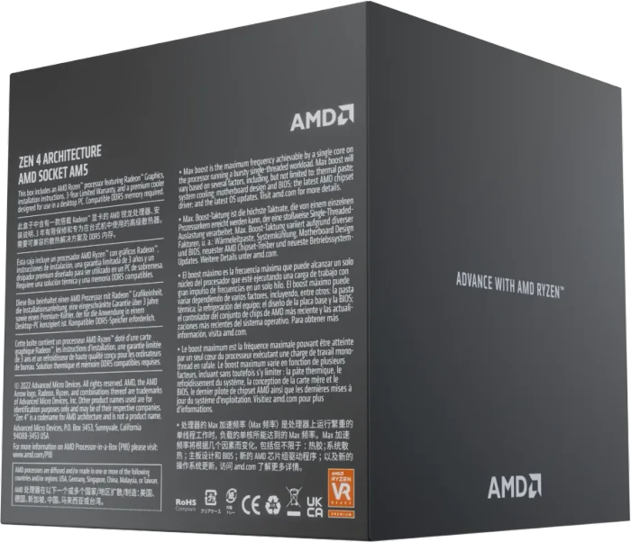 AMD Ryzen 7 7700, 8C/16T, 3.80-5.30GHz, boxed