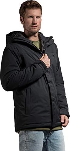 Tatonka Stir Hooded Mantel dark black/blue (Herren)