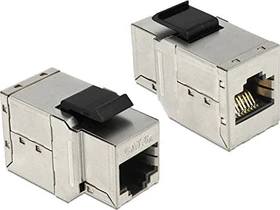 DeLOCK Keystone Modul RJ-45 Buchse via RJ-45 Buchse Cat6a