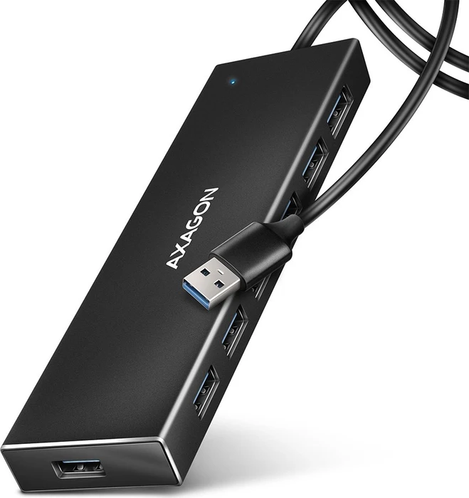 Axagon USB-Hub, 7x USB-A 3.0, USB-A 3.0 [Stecker]