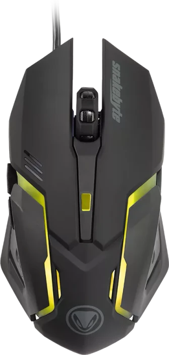 Snakebyte Game:Mouse schwarz/gelb, USB