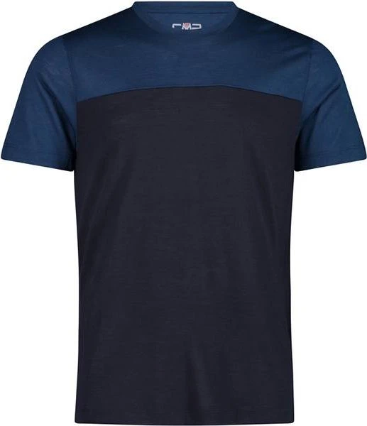 CMP Unlimitech Performance Merino Funktionsshirt kurzarm b. blue/ocean (Herren)