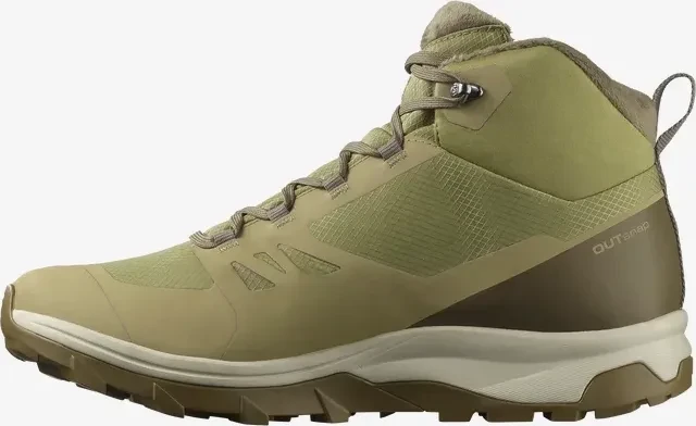 Salomon OUTsnap Waterproof aloe/stone gray/coyote brown (Herren)