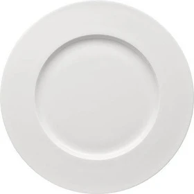 Rosenthal Brillance Bone China Weiss Speiseteller mit Fahne 28cm