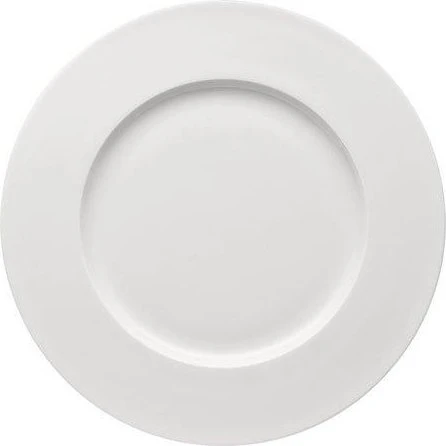 Rosenthal Brillance Bone China Weiss Speiseteller mit Fahne 28cm